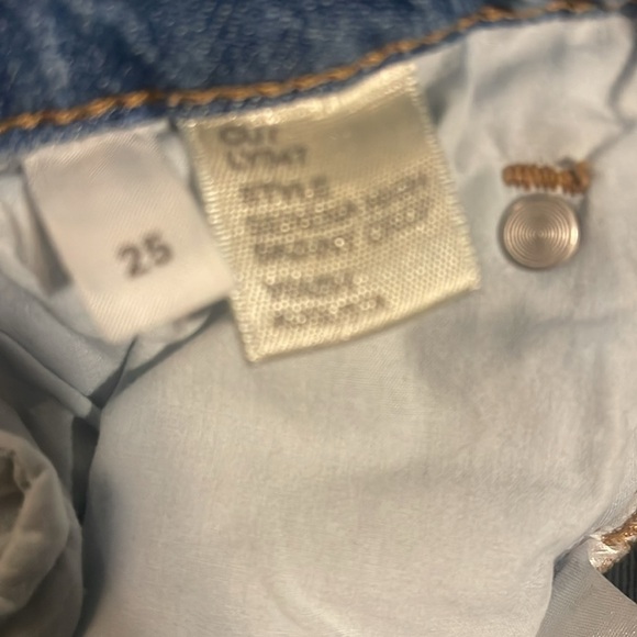 Reformation Serena High skinny crop Augusta wash casual trendy denim jeans 25 - Picture 5 of 5